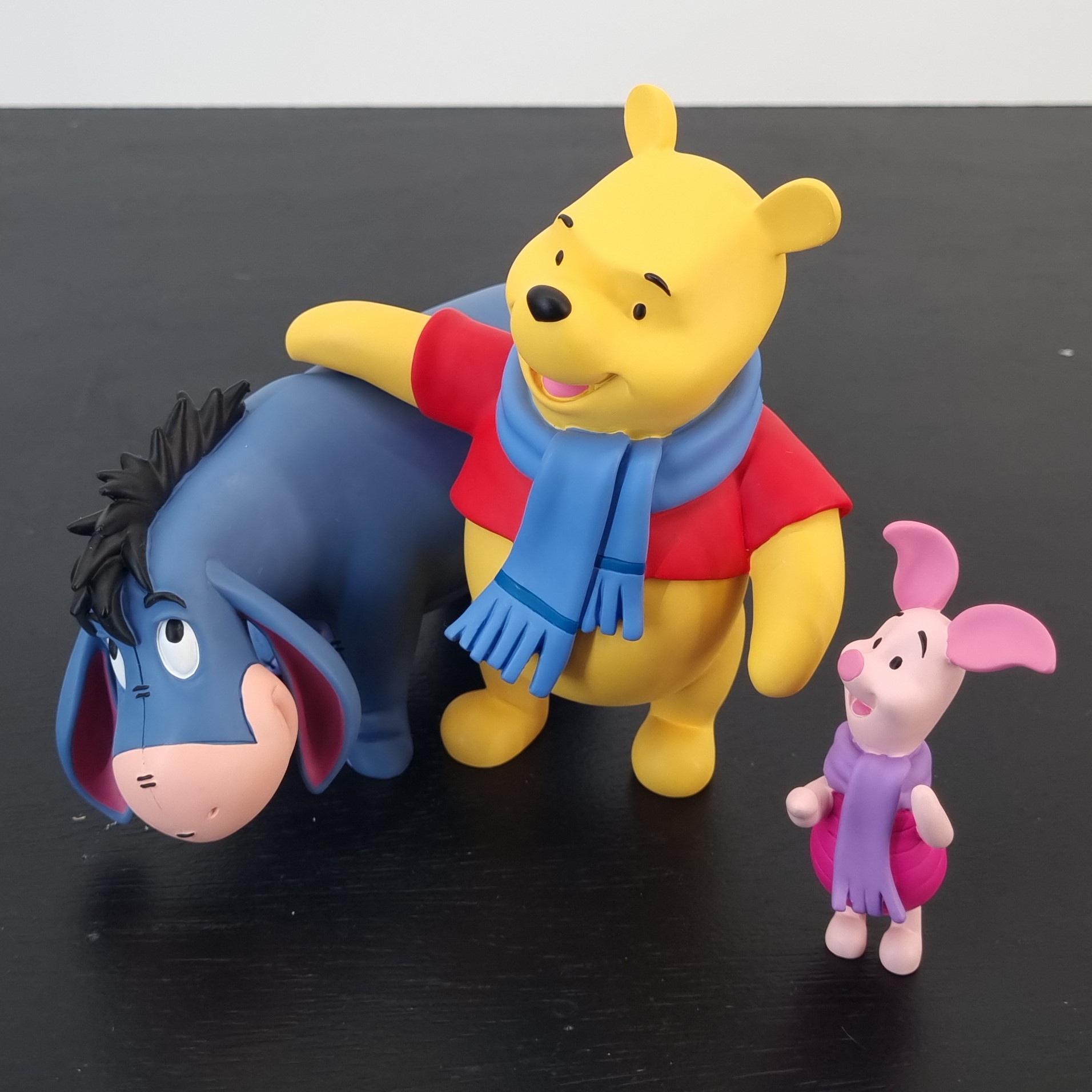 Winnie the Pooh with Eeyore and Piglet figurine