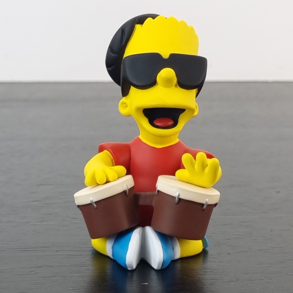 Bart Simpson as drummer figurine _front