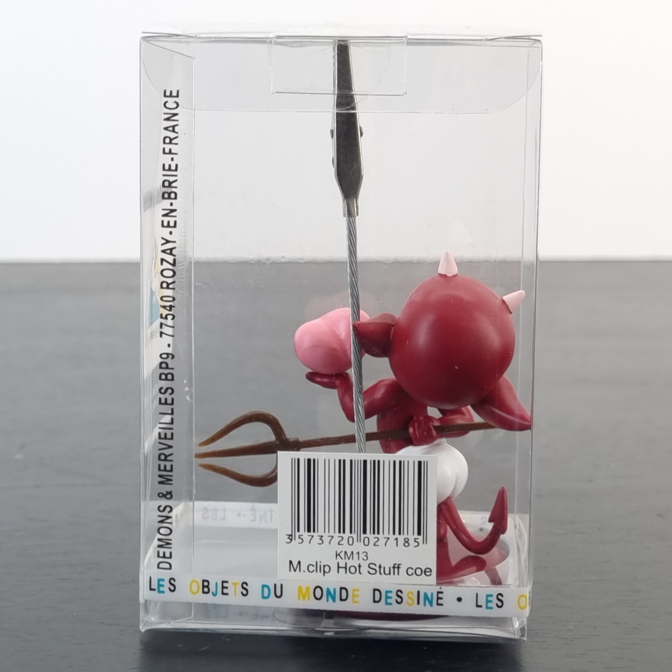 Hot Stuff memo holder - Holding a heart _back - Demons & Merveilles Hot Stuff memo holder - Holding a heart _back