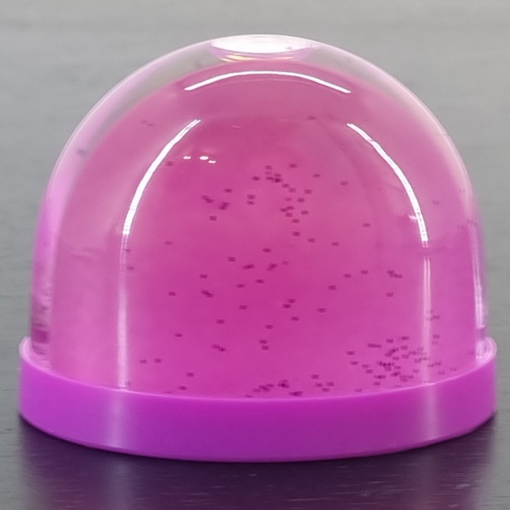 Le Piaf snowglobe - La Teuf _back - Demons & Merveilles Le Piaf snowglobe - La Teuf _back