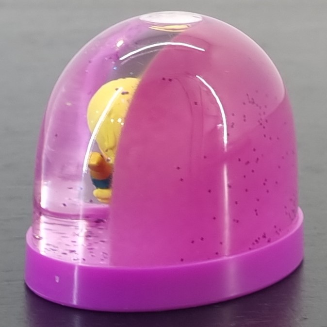 Le Piaf snowglobe - La Teuf _left back - Demons & Merveilles Le Piaf snowglobe - La Teuf _left back