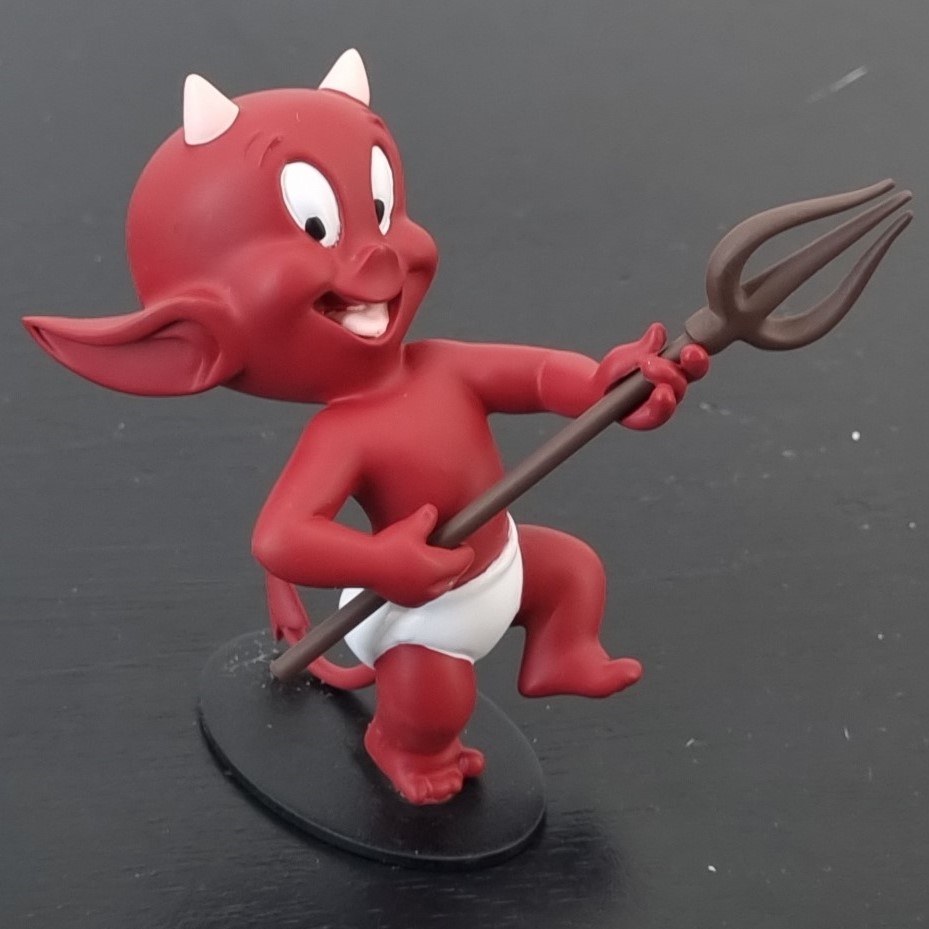 Hot Stuff playing the pitchfork figurine - Demons & Merveilles Hot Stuff playing the pitchfork figurine