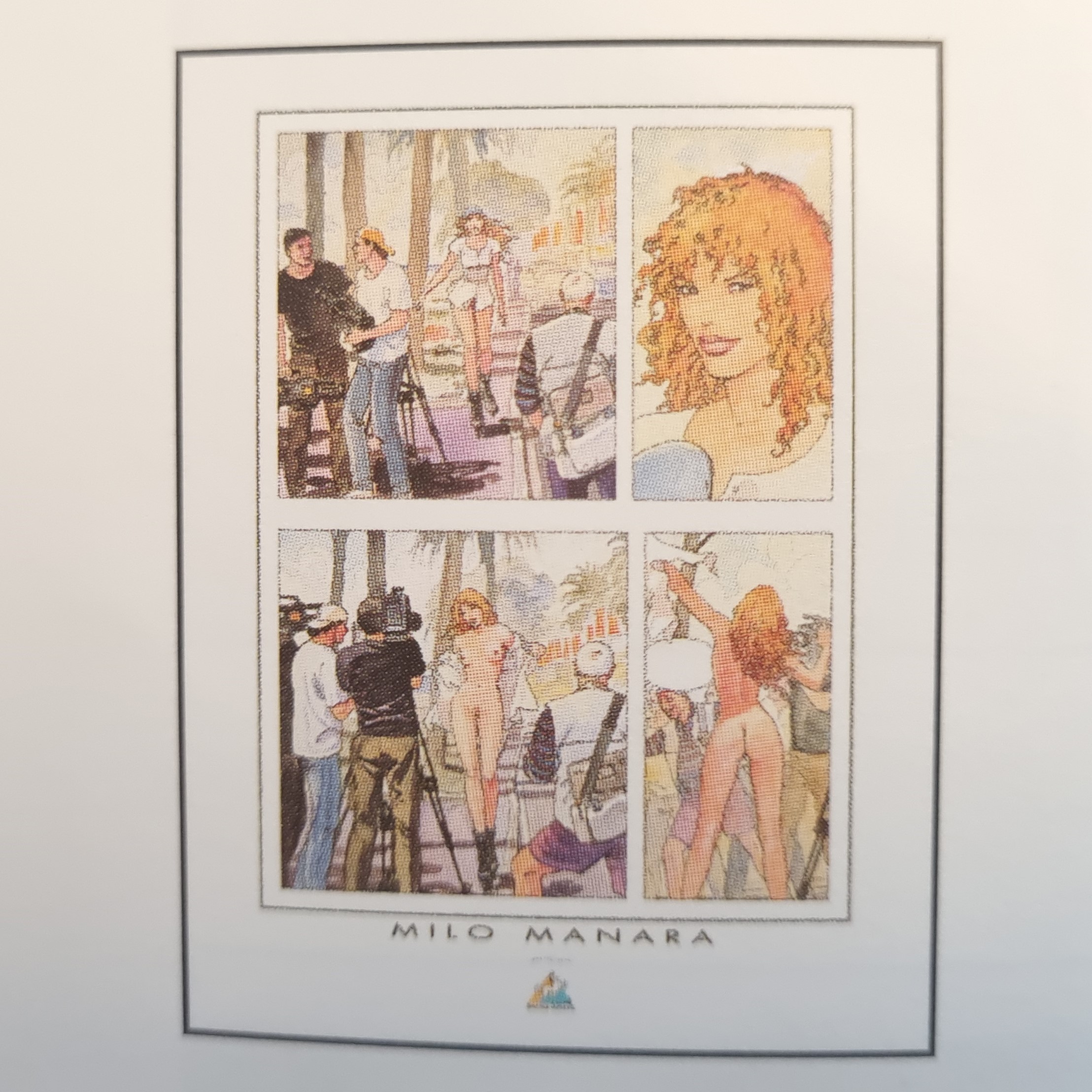 Milo Manara Poster - Erotic shoot - Demons & Merveilles