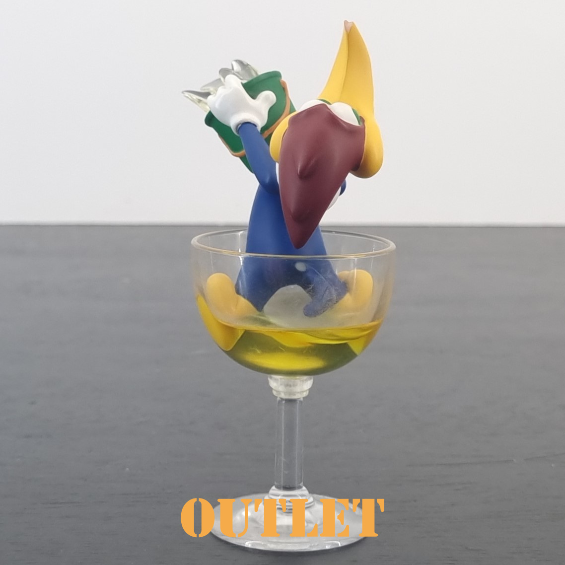 Woody Woodpecker in glass figurine _right - Demons & Merveilles Woody Woodpecker in glass figurine _right