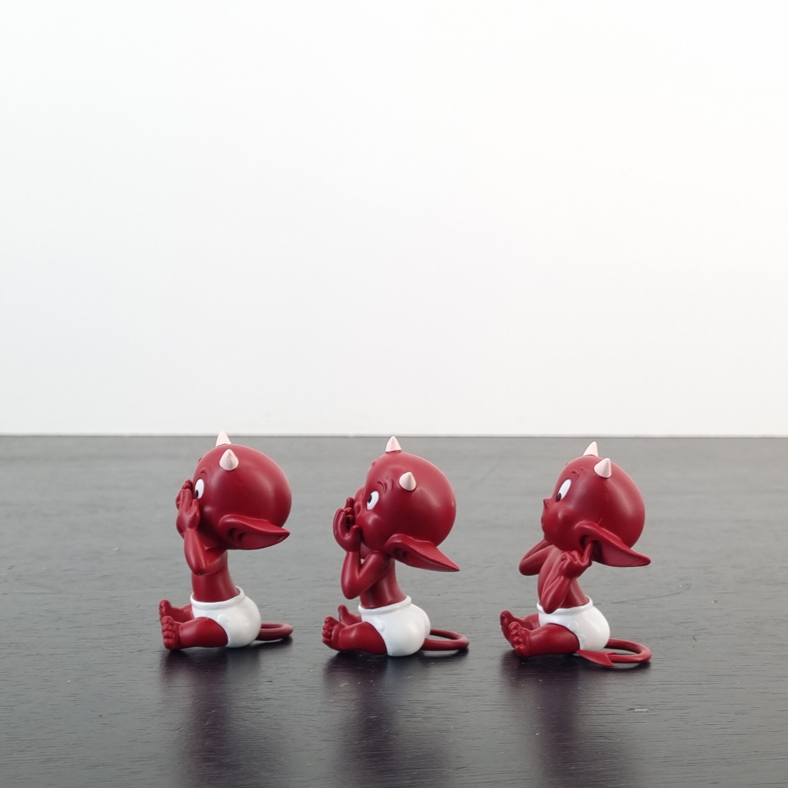 Hot Stuff figurine set Hear no Evil See no Evil Speak no Evil _left - Demons & Merveilles Hot Stuff figurine set Hear no Evil See no Evil Speak no Evil _left