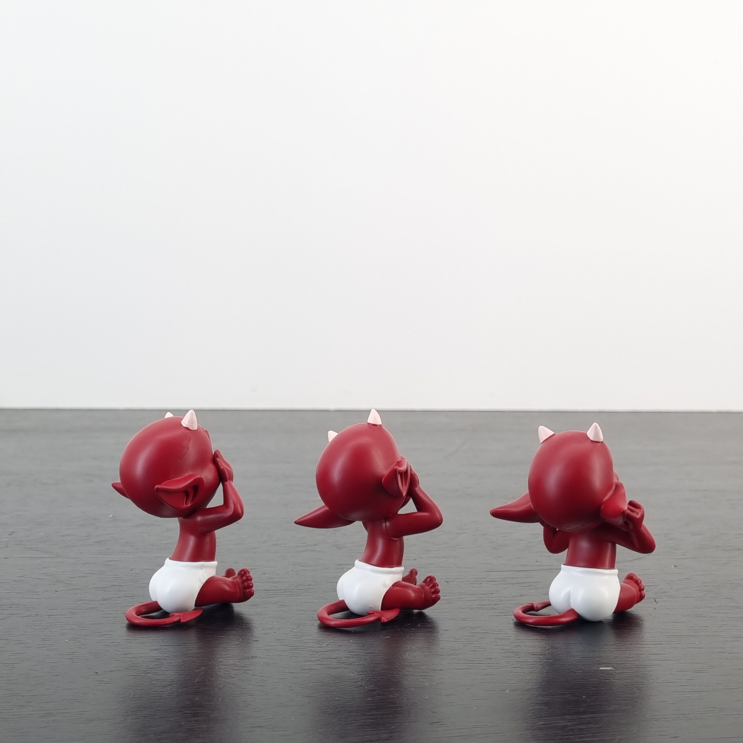 Hot Stuff figurine set Hear no Evil See no Evil Speak no Evil _right back - Demons & Merveilles Hot Stuff figurine set Hear no Evil See no Evil Speak no Evil _right back