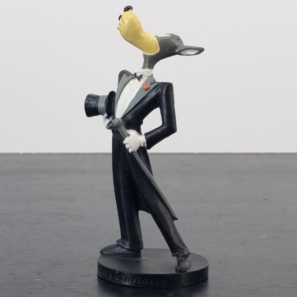 Wolf Tex Avery Metal Figurine - In Tuxedo _left front - Demons & Merveilles Wolf Tex Avery Metal Figurine - In Tuxedo _left front
