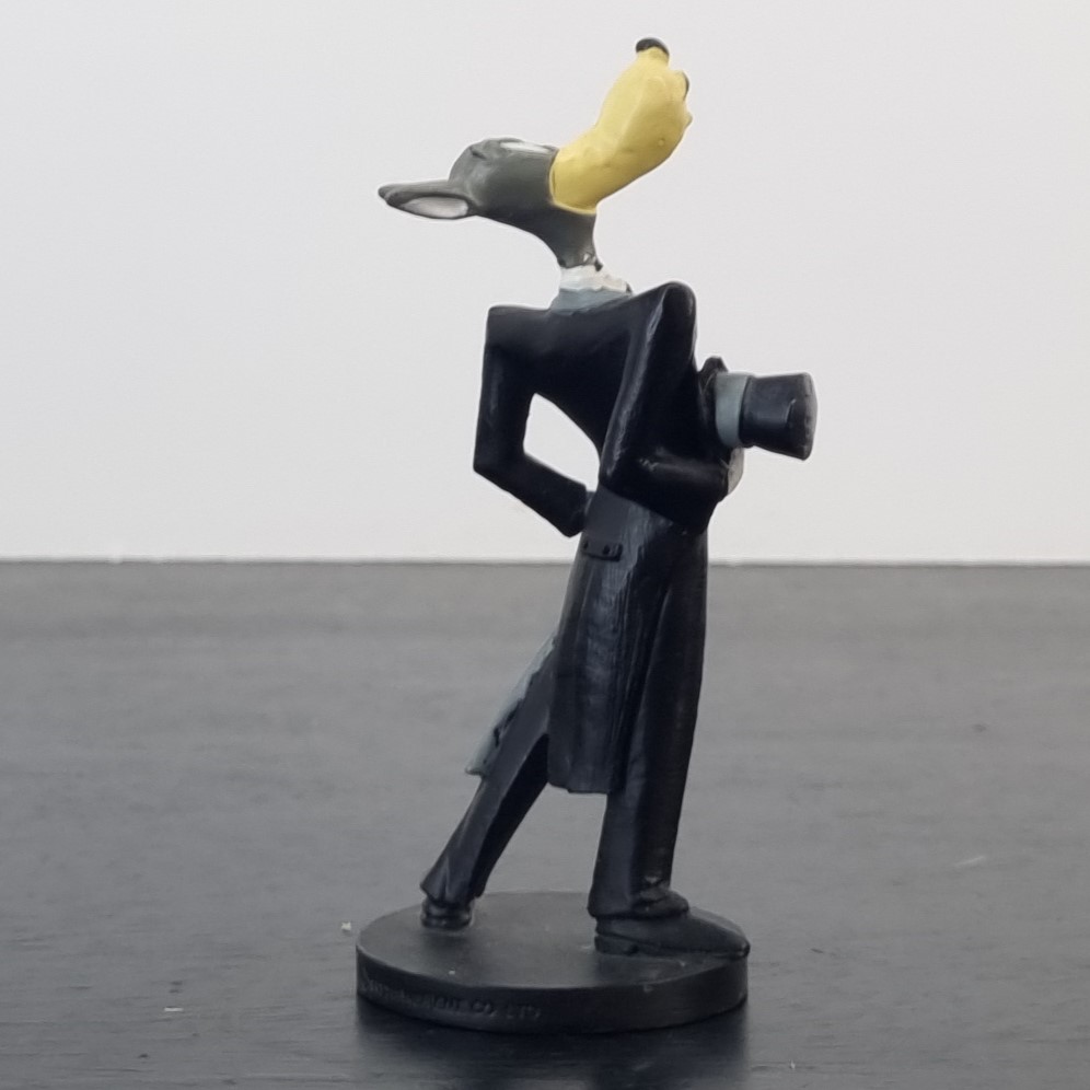 Wolf Tex Avery Metal Figurine - In Tuxedo _right back - Demons & Merveilles Wolf Tex Avery Metal Figurine - In Tuxedo _right back